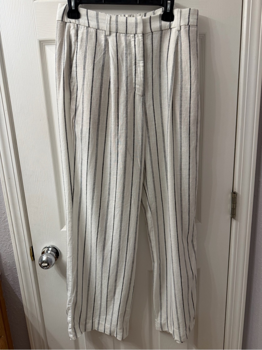 Old Navy Extra High-Rise Taylor Wide Leg Striped Trouser Women’s Size M